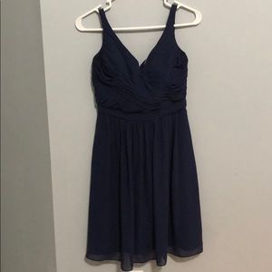 David’s Bridal Navy Dress